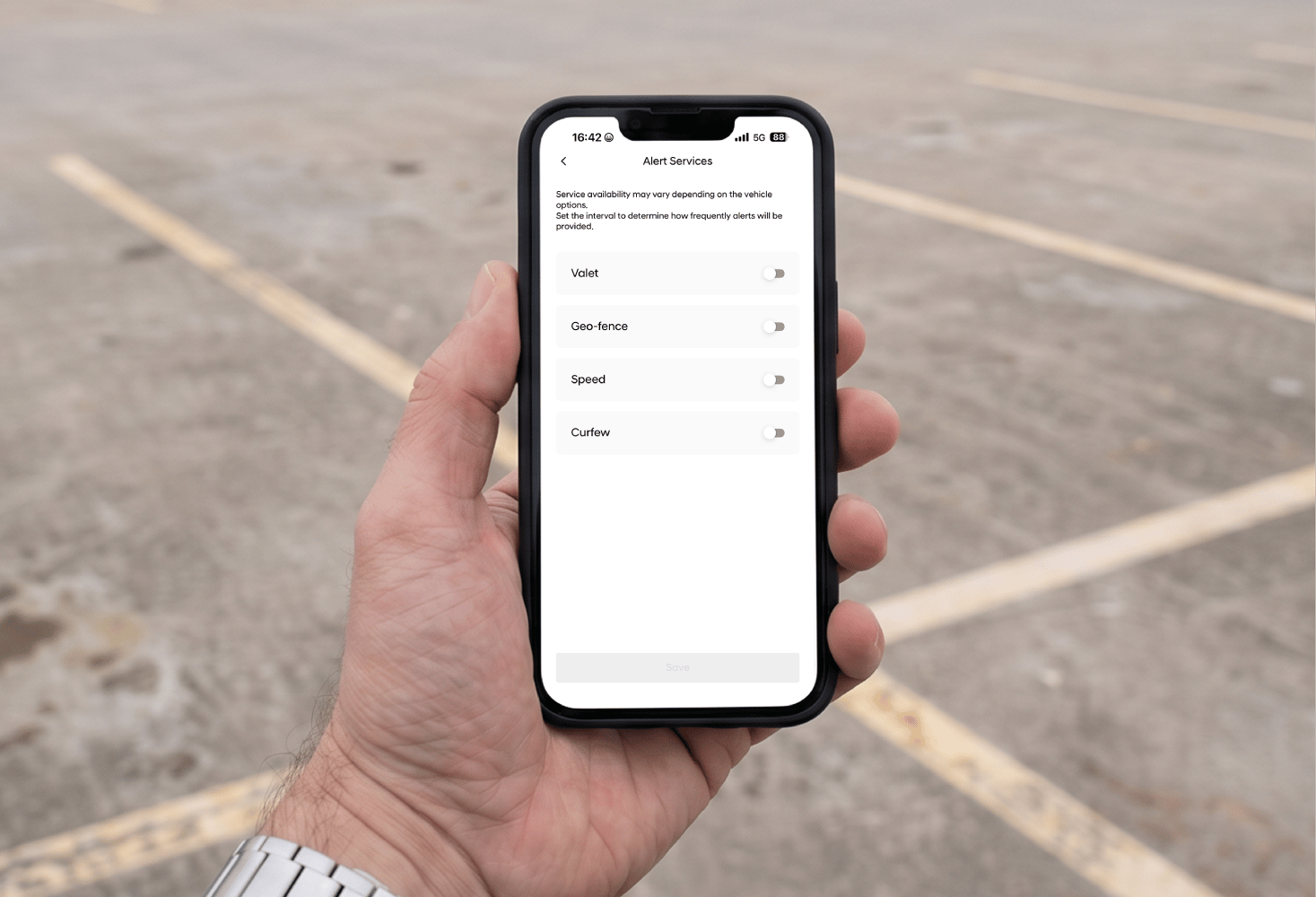 Vehicle alarm notification